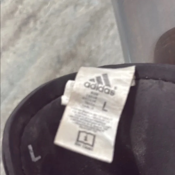 Adidas Black Shin Guards with White Stripes - Picture 3 of 5